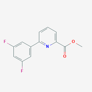 molecular formula C13H9F2NO2 B14185268 Methyl 6-(3,5-difluorophenyl)pyridine-2-carboxylate CAS No. 867208-91-1