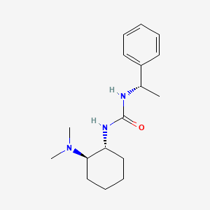 molecular formula C17H27N3O B14185272 Urea, N-[(1R,2R)-2-(dimethylamino)cyclohexyl]-N'-[(1S)-1-phenylethyl]- CAS No. 852202-54-1