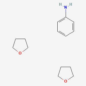 molecular formula C14H23NO2 B14185293 Aniline;oxolane CAS No. 876018-00-7