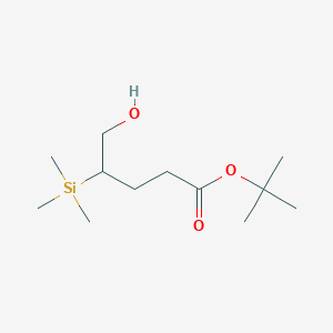 tert-Butyl 5-hydroxy-4-(trimethylsilyl)pentanoate