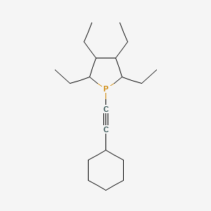 1-(Cyclohexylethynyl)-2,3,4,5-tetraethylphospholane