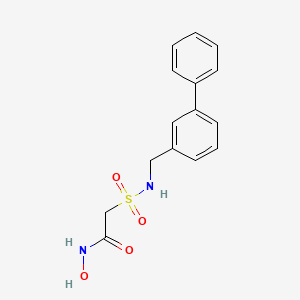 molecular formula C15H16N2O4S B14185350 2-{[([1,1'-Biphenyl]-3-yl)methyl]sulfamoyl}-N-hydroxyacetamide CAS No. 919997-66-3