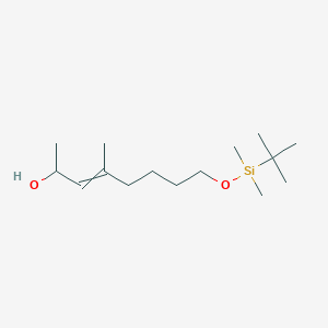 8-{[tert-Butyl(dimethyl)silyl]oxy}-4-methyloct-3-en-2-ol