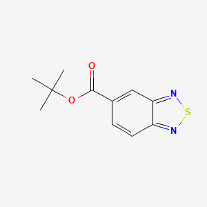 molecular formula C11H12N2O2S B14185372 tert-Butyl 2,1,3-benzothiadiazole-5-carboxylate CAS No. 918540-33-7