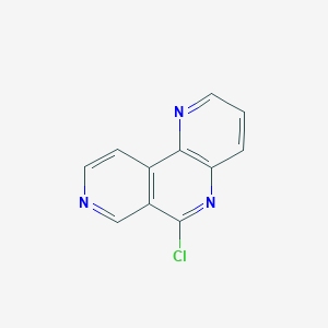 molecular formula C11H6ClN3 B14185383 6-Chloropyrido[3,4-c][1,5]naphthyridine CAS No. 923012-52-6