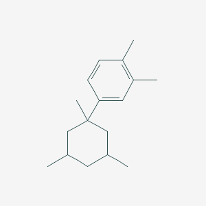 molecular formula C17H26 B14185387 1,2-Dimethyl-4-(1,3,5-trimethylcyclohexyl)benzene CAS No. 922512-12-7