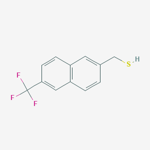 [6-(Trifluoromethyl)naphthalen-2-yl]methanethiol