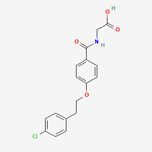 n-{4-[2-(4-Chlorophenyl)ethoxy]benzoyl}glycine