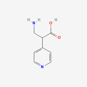 3-Amino-2-(pyridin-4-YL)propanoic acid