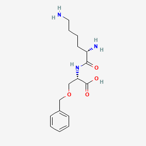 molecular formula C16H25N3O4 B14185494 L-Lysyl-O-benzyl-L-serine CAS No. 921934-32-9