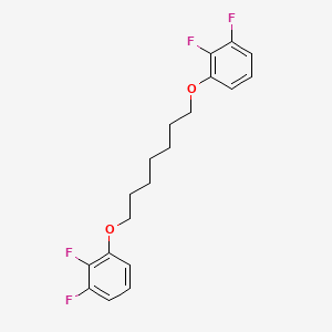 1,1'-[Heptane-1,7-diylbis(oxy)]bis(2,3-difluorobenzene)