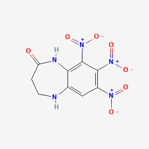 7,8,9-Trinitro-1,3,4,5-tetrahydro-2H-1,5-benzodiazepin-2-one