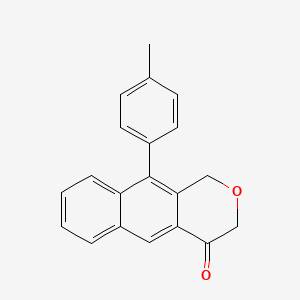 molecular formula C20H16O2 B14185557 10-(4-Methylphenyl)-1H-naphtho[2,3-c]pyran-4(3H)-one CAS No. 923026-64-6