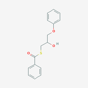 molecular formula C16H16O3S B14185577 S-(2-Hydroxy-3-phenoxypropyl) benzenecarbothioate CAS No. 926626-51-9