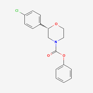 Phenyl (2s)-2-(4-chlorophenyl)morpholine-4-carboxylate