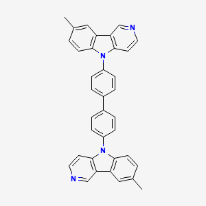 5,5'-([1,1'-Biphenyl]-4,4'-diyl)bis(8-methyl-5H-pyrido[4,3-b]indole)