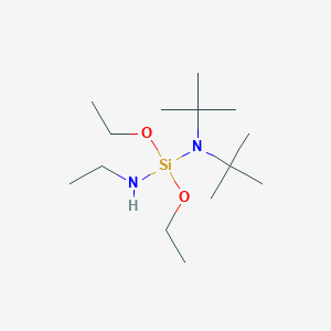 N,N-Di-tert-butyl-1,1-diethoxy-N'-ethylsilanediamine