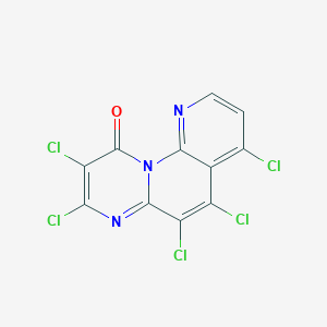 4,5,6,8,9-Pentachloro-10H-pyrimido[1,2-a][1,8]naphthyridin-10-one