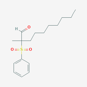 2-(Benzenesulfonyl)-2-methyldecanal