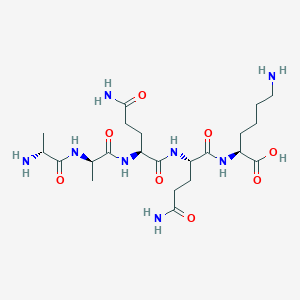 D-Alanyl-D-alanyl-L-glutaminyl-L-glutaminyl-L-lysine