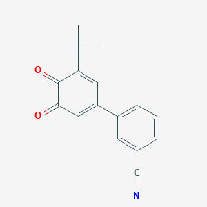 5'-tert-Butyl-3',4'-dioxo-3',4'-dihydro[1,1'-biphenyl]-3-carbonitrile