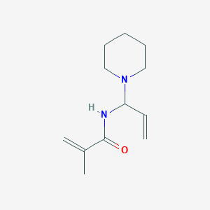 2-Methyl-N-[1-(piperidin-1-yl)prop-2-en-1-yl]prop-2-enamide