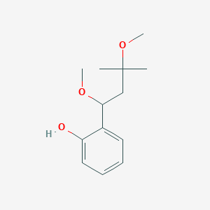 2-(1,3-Dimethoxy-3-methylbutyl)phenol