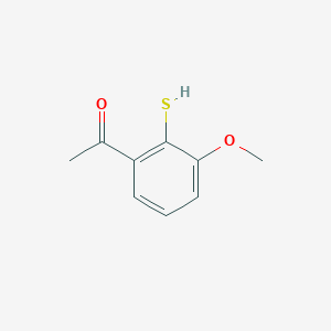 molecular formula C9H10O2S B14185839 1-(3-Methoxy-2-sulfanylphenyl)ethan-1-one CAS No. 846577-58-0