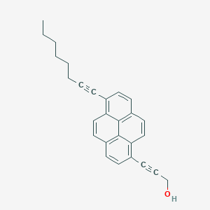 3-[6-(Oct-1-YN-1-YL)pyren-1-YL]prop-2-YN-1-OL