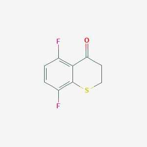 molecular formula C9H6F2OS B1418586 5,8-Difluorothiochroman-4-one CAS No. 1153968-35-4