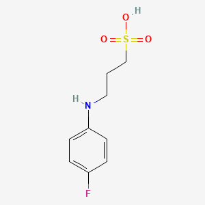 3-(4-Fluoroanilino)propane-1-sulfonic acid