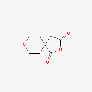 molecular formula C8H10O4 B1418587 2,8-Dioxaspiro[4.5]decane-1,3-dione CAS No. 5270-49-5