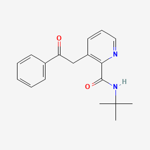 molecular formula C18H20N2O2 B14185873 N-tert-Butyl-3-(2-oxo-2-phenylethyl)pyridine-2-carboxamide CAS No. 922527-15-9