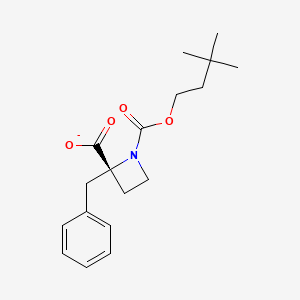 (2S)-2-Benzyl-1-[(3,3-dimethylbutoxy)carbonyl]azetidine-2-carboxylate