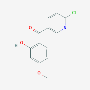 molecular formula C13H10ClNO3 B14185901 (6-Chloropyridin-3-yl)(2-hydroxy-4-methoxyphenyl)methanone CAS No. 923017-13-4