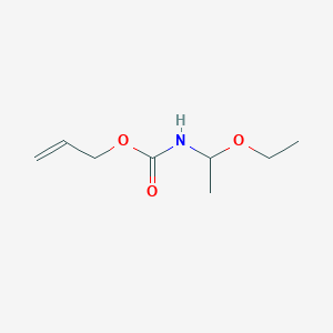 molecular formula C8H15NO3 B14185929 Prop-2-en-1-yl (1-ethoxyethyl)carbamate CAS No. 850239-38-2