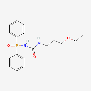 N-[(3-Ethoxypropyl)carbamoyl]-P,P-diphenylphosphinic amide