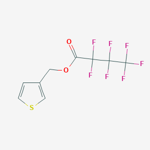 (Thiophen-3-yl)methyl heptafluorobutanoate