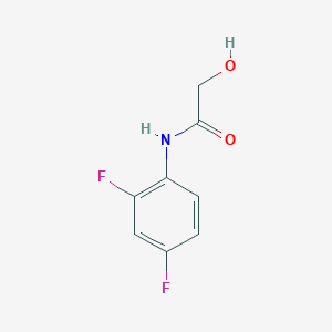 molecular formula C8H7F2NO2 B1418599 N-(2,4-difluorophenyl)-2-hydroxyacetamide CAS No. 1155533-58-6