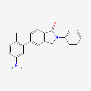 5-(5-Amino-2-methylphenyl)-2-phenyl-2,3-dihydro-1H-isoindol-1-one