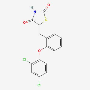 5-{[2-(2,4-Dichlorophenoxy)phenyl]methyl}-1,3-thiazolidine-2,4-dione