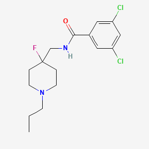 3,5-Dichloro-n-[(4-fluoro-1-propylpiperidin-4-yl)methyl]benzamide