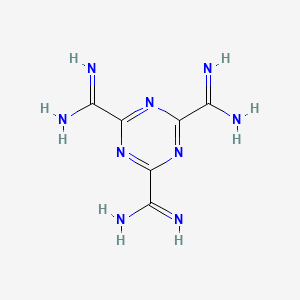 molecular formula C6H9N9 B14186048 1,3,5-Triazine-2,4,6-tricarboximidamide CAS No. 847399-13-7