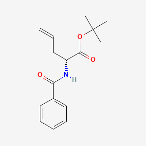 4-Pentenoic acid, 2-(benzoylamino)-, 1,1-dimethylethyl ester, (2R)-