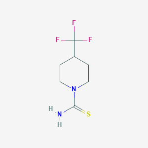 molecular formula C7H11F3N2S B14186103 4-(Trifluoromethyl)piperidine-1-carbothioamide CAS No. 848943-80-6