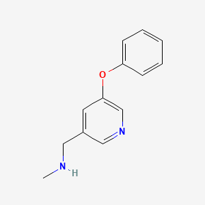 N-Methyl-1-(5-phenoxypyridin-3-YL)methanamine