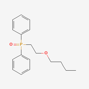 molecular formula C18H23O2P B14186194 (2-Butoxyethyl)(oxo)diphenyl-lambda~5~-phosphane CAS No. 909129-08-4