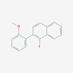 molecular formula C17H13FO B14186248 1-Fluoro-2-(2-methoxyphenyl)naphthalene CAS No. 918630-50-9