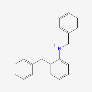 molecular formula C20H19N B14186271 Benzenemethanamine, N-[2-(phenylmethyl)phenyl]- CAS No. 851670-79-6