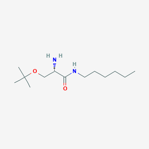 molecular formula C13H28N2O2 B14186289 O-tert-Butyl-N-hexyl-L-serinamide CAS No. 918130-40-2